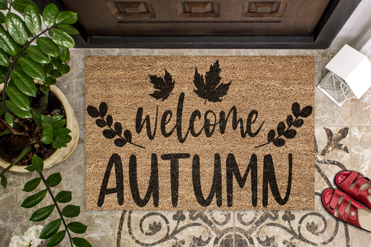 Coir Door Mat - Hello Autumn