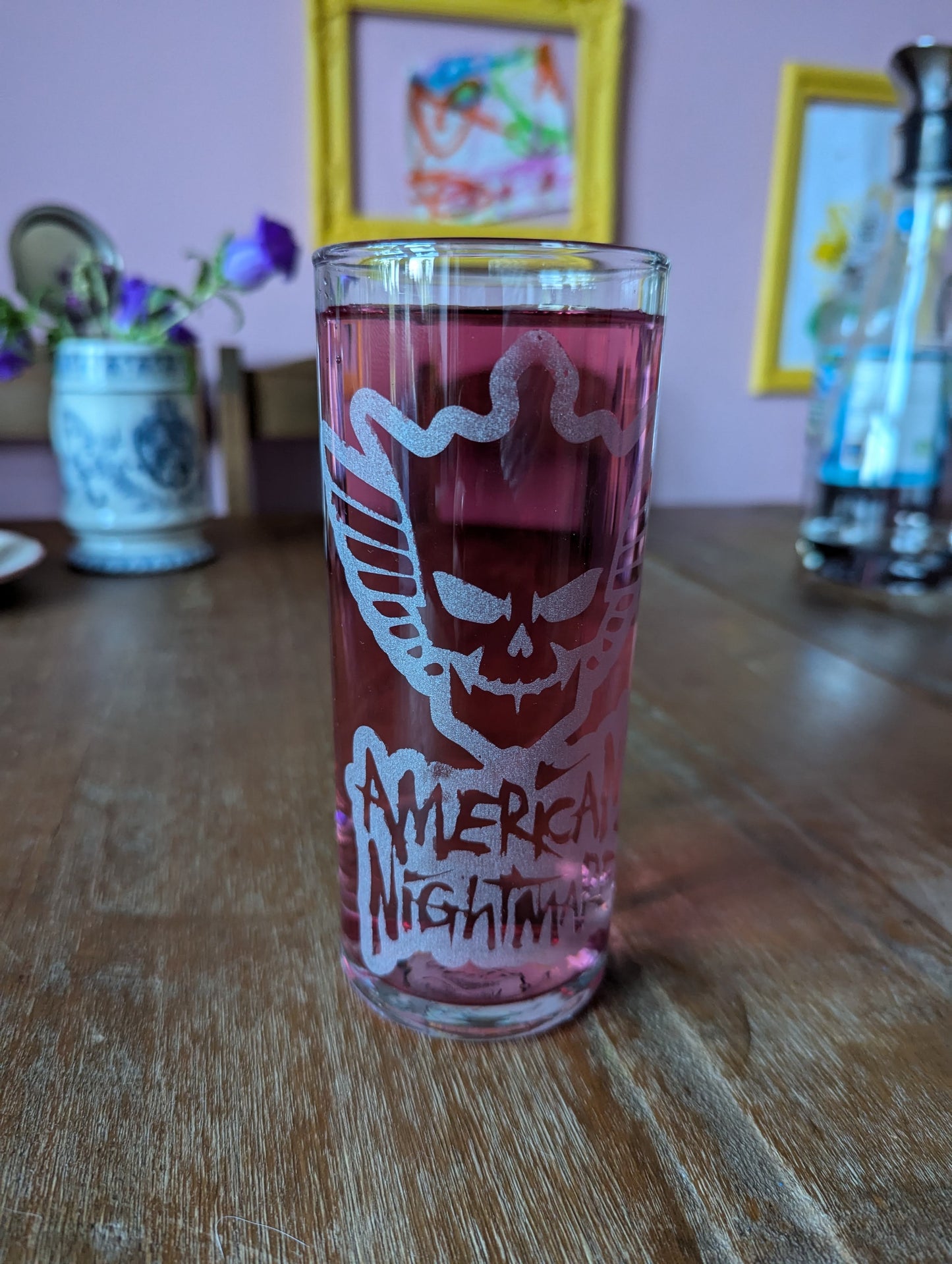 WWE Wrestling drinking glass - American Nightmare Cody Rhodes