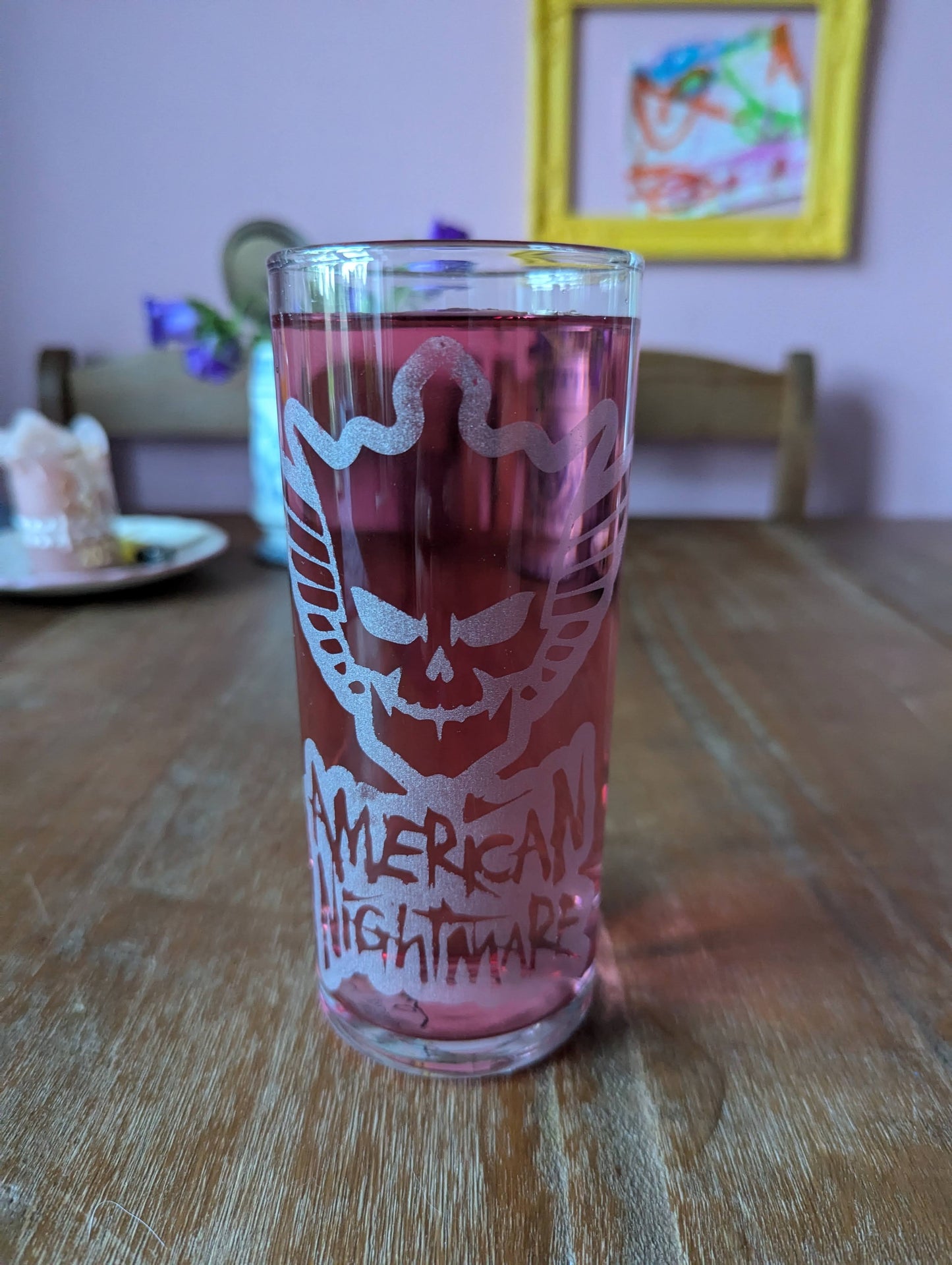 WWE Wrestling drinking glass - American Nightmare Cody Rhodes