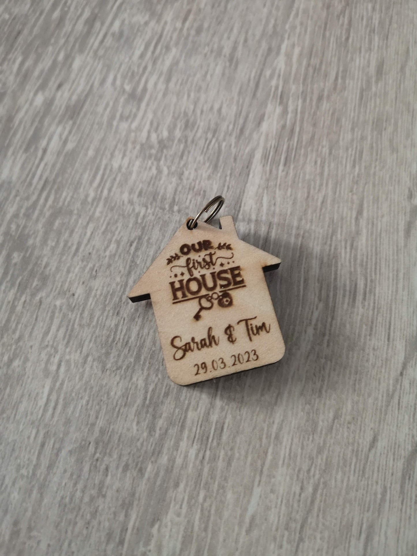 First House Keyring/First Home Keychain