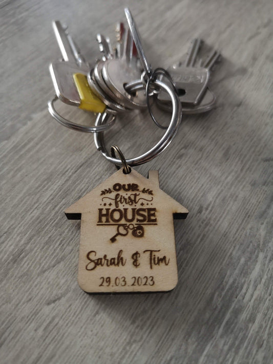 First House Keyring/First Home Keychain