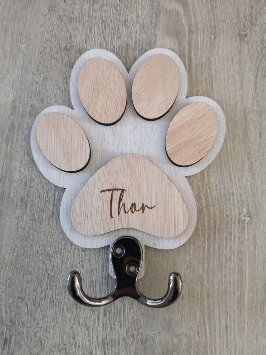 Personalised Dog Lead Hook/Dog Lead Holder