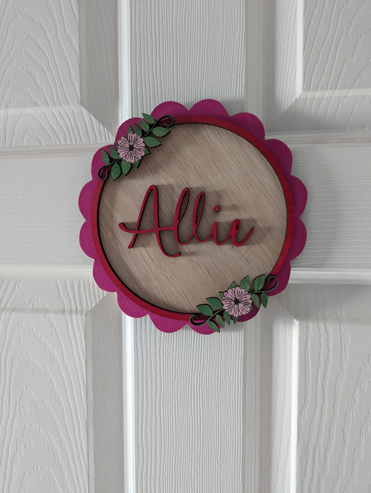 Personalised Bedroom Door Sign